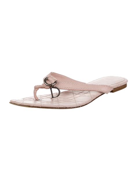 dior shoes flip flops|christian Dior women's flip flops.